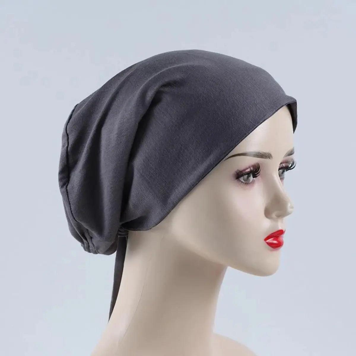 Sous-bonnet doublé en satin double couche (MH010)