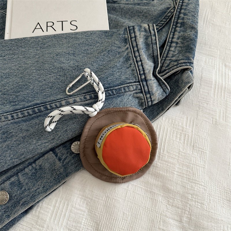 Porte-clés pochette pour écouteurs motif chapeau mignon (MAC470)