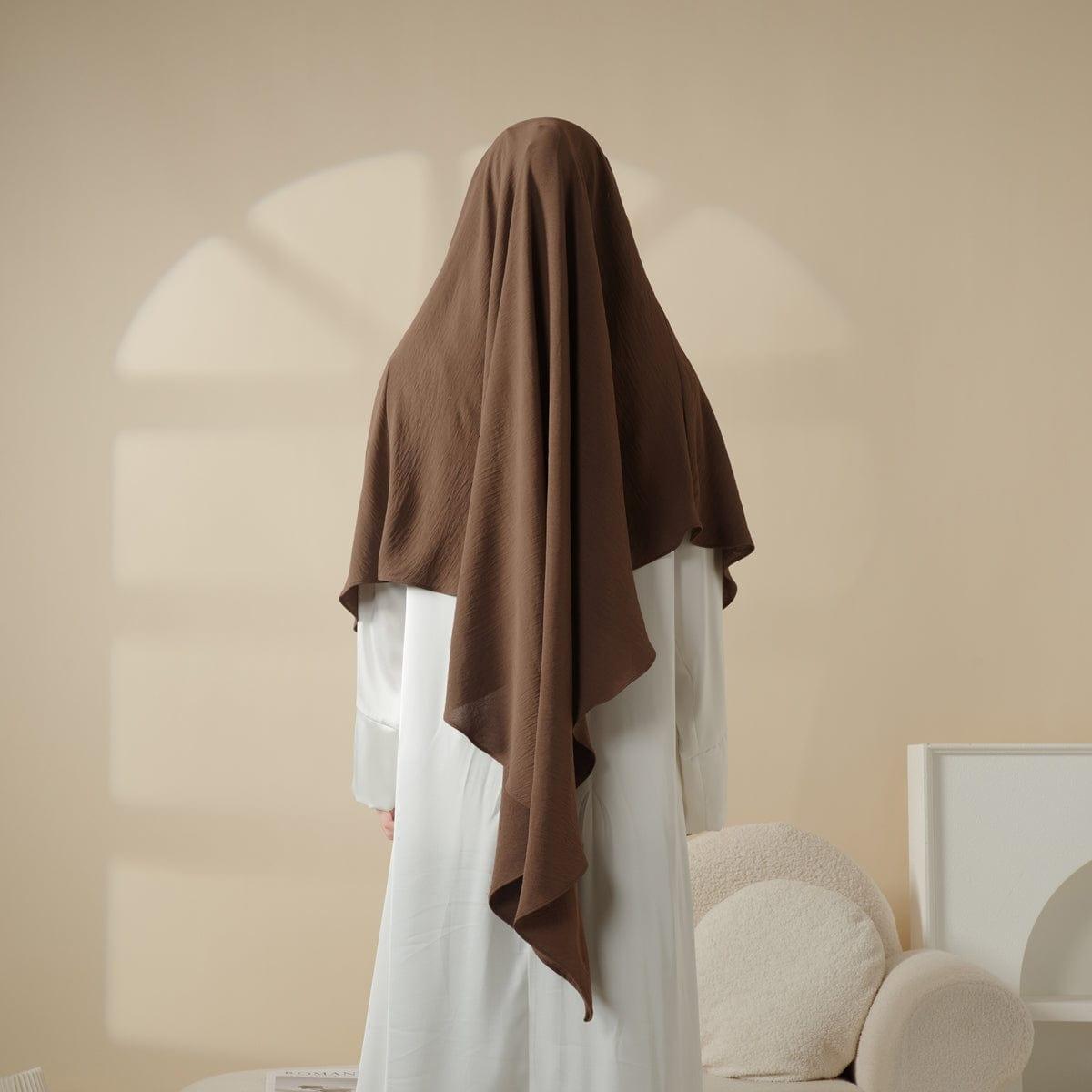 Khimar une couche en crêpe confort (MK014)