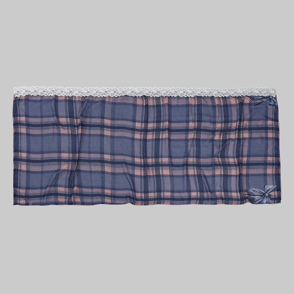 Châle Hijab Imprimé Bordure Dentelle (MH231)
