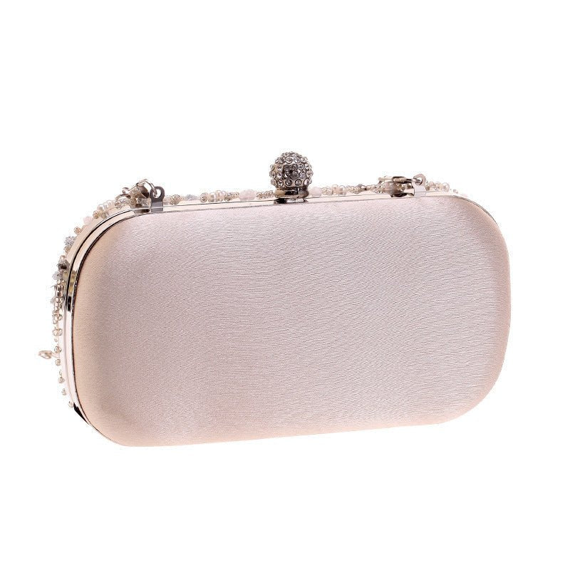 Sac pochette élégant orné de perles pour mariages et soirées (MAC278)