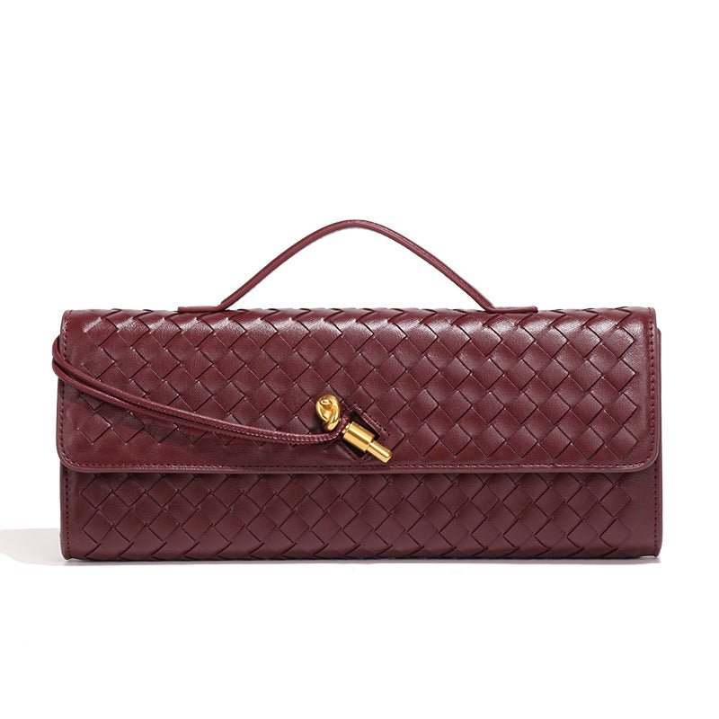Pochette en cuir PU tissé (MAC432)