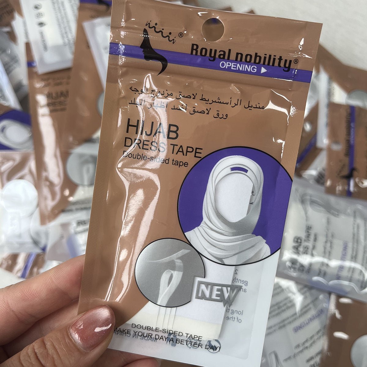 Ruban Adhésif Invisible Anti-Glisse pour Foulard (MAC367)