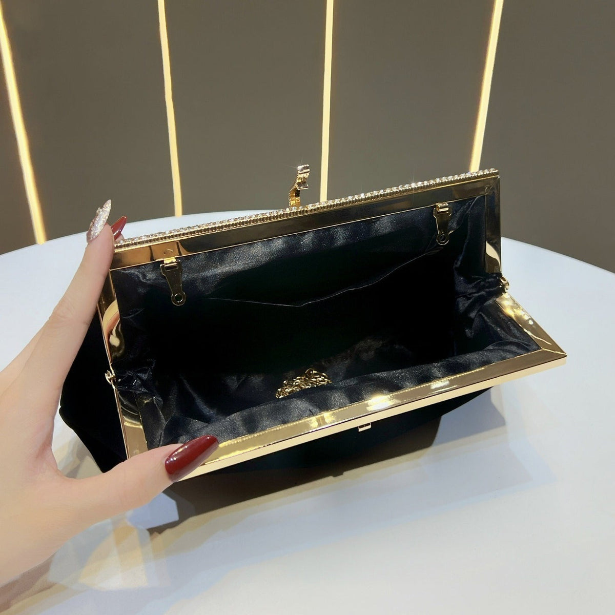 Élégant Pochette de Soirée & Sac Bandoulière (MAC448)