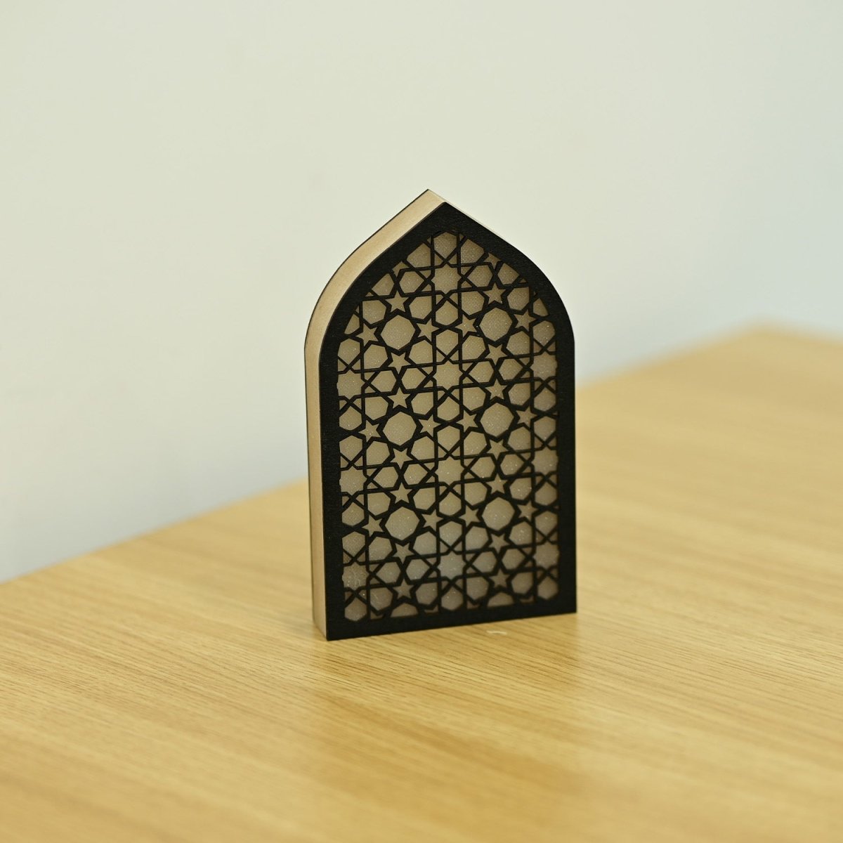 Décoration lumineuse LED en bois pour l'Aïd (MR070)