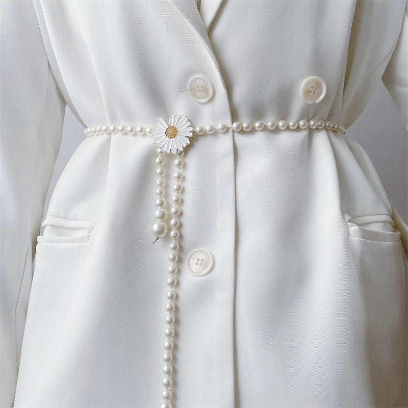 Ceinture Élégante et Polyvalente à Cascade de Perles (MAC349)