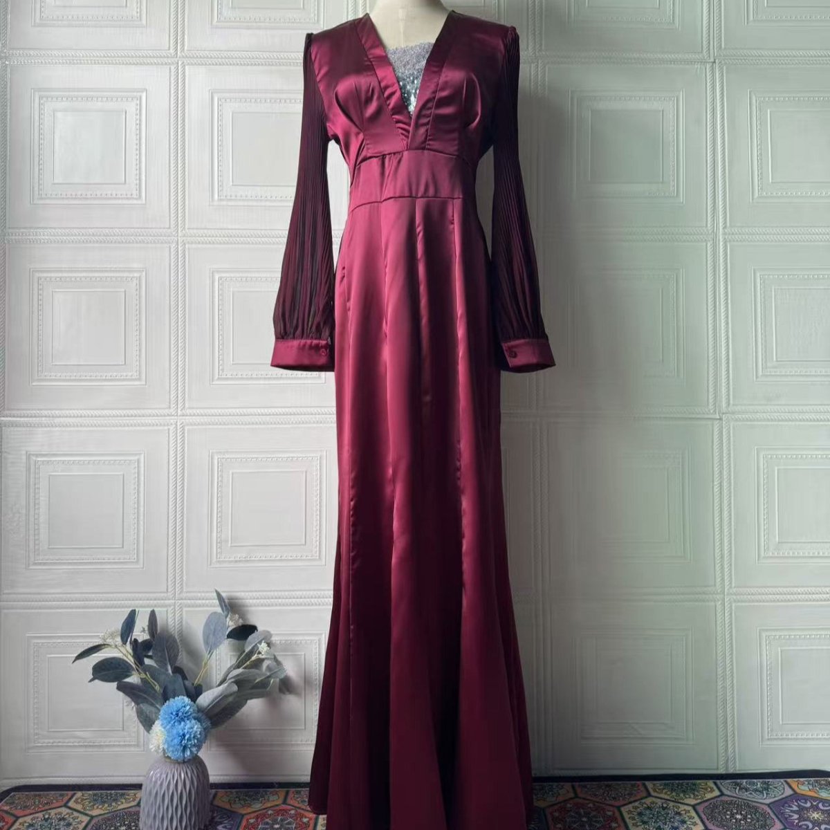 Robe habillée taille empire élégante (MS340)