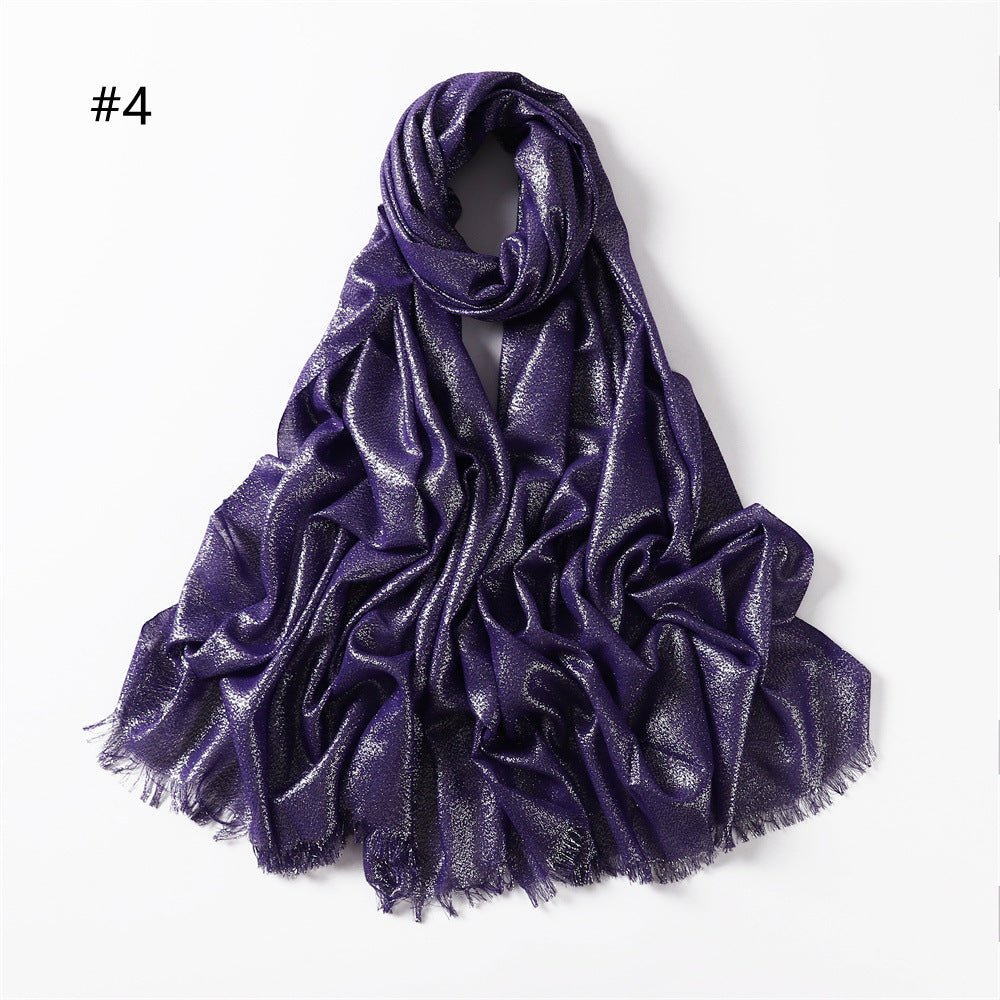 Hijab en Soie Artificielle Brillante Shining (MH100)