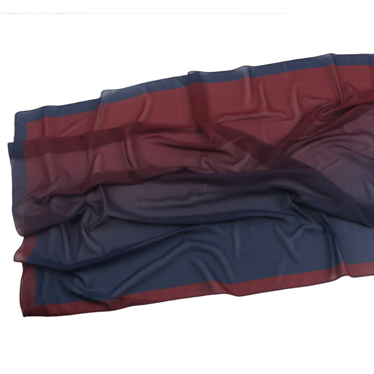 Hijab en Mousseline Perlée Premium de Luxe Dégradé (MH148)