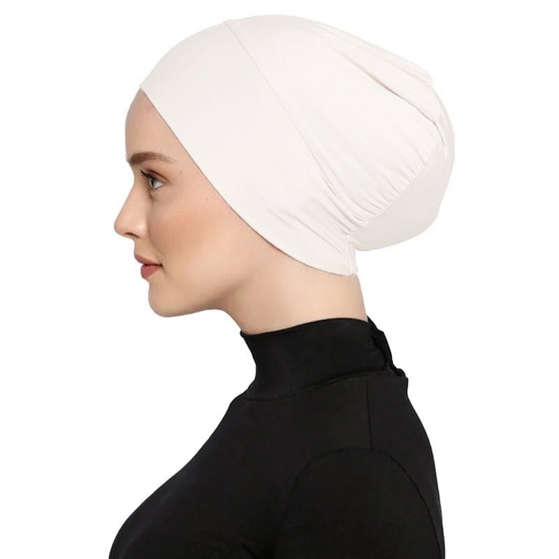 Bonnet sous-hijab en coton mercerisé | Bonnet hijab musulman (MH199)