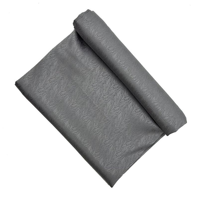 MH009 Hijab Musulman en Satin Jacquard à Motif Ondulé
