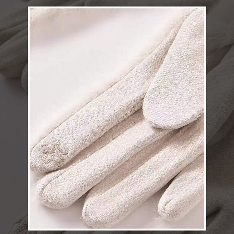 Gants d'hiver chauds et polyvalents en peluche pour tous les jours (MAC309)