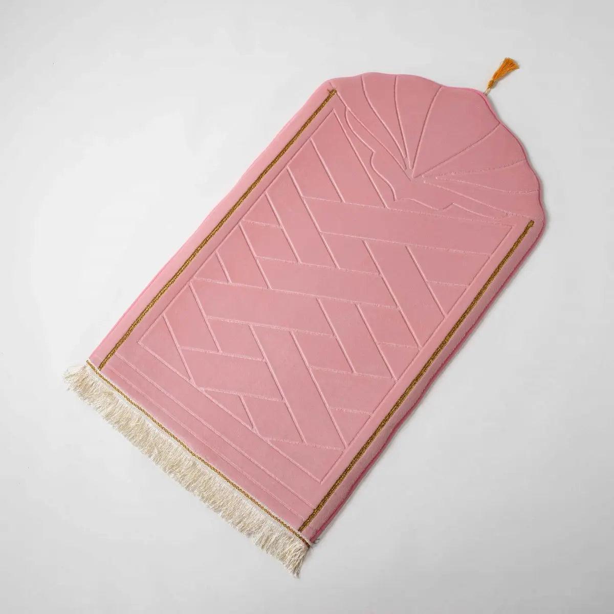 Tapis de prière en flanelle épaissie et gaufrée MR053