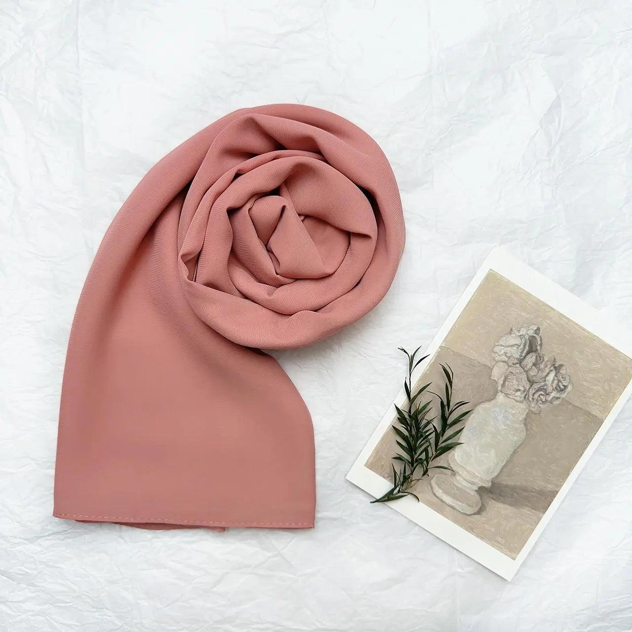 Hijab en Mousseline Haute Densité (MH005)