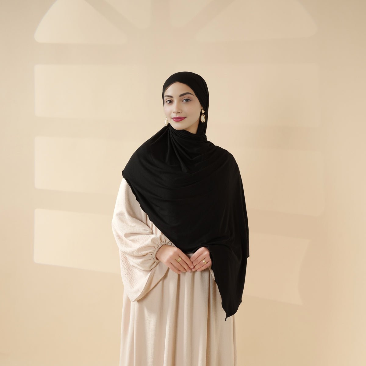 Hijab Parfait pour l'Aïd : Long Foulard en Jersey Modal Premium – Doux, Respirant & Élégant (MH105)