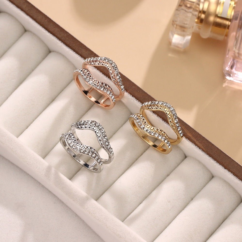 Bague Foulard Forme Lèvre Clip (MAC445)