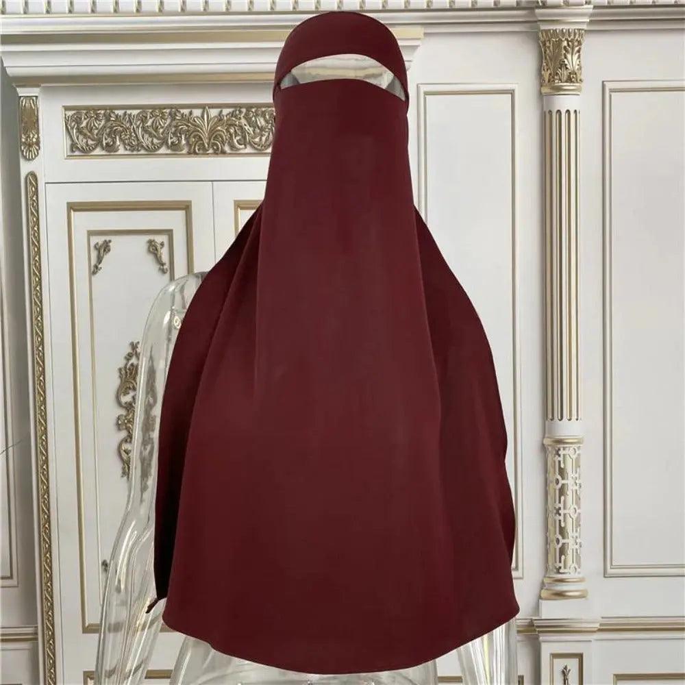 Niqab Nidha Doux - 10 Teintes Disponibles (MH016)