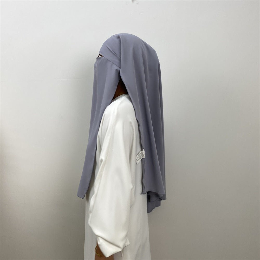 Nida Niqab : Un niqab tendance et polyvalent pour les musulmanes pudiques (MH085)