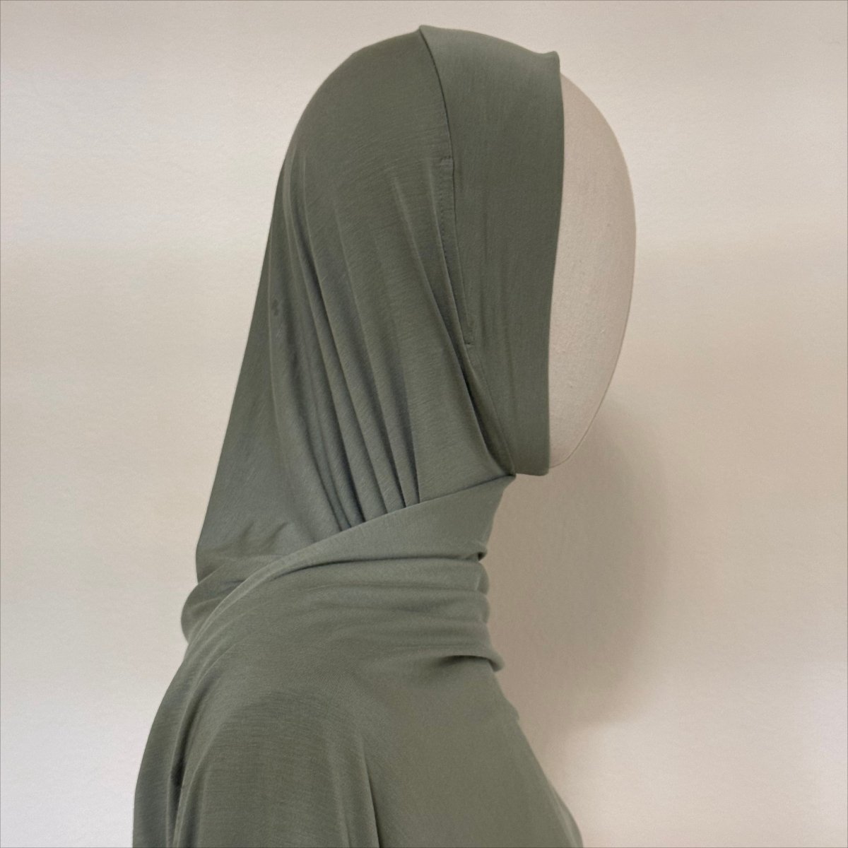 Hijab Long Tail Coton Modal – Hijab Instantané Anti-Glisse, Respirant (MH226)