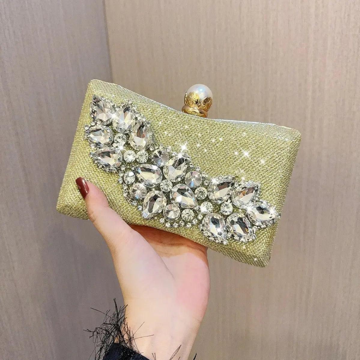 MAC059 Pochettes étincelantes pour mariage, dîner et soirée