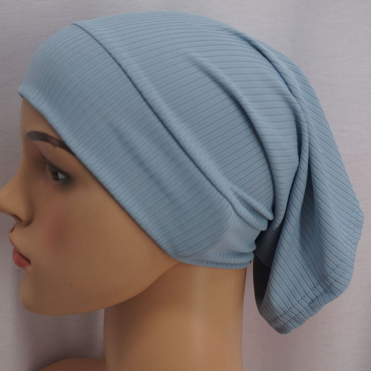 Sous-hijab côtelé élastique polyvalent (MH192)
