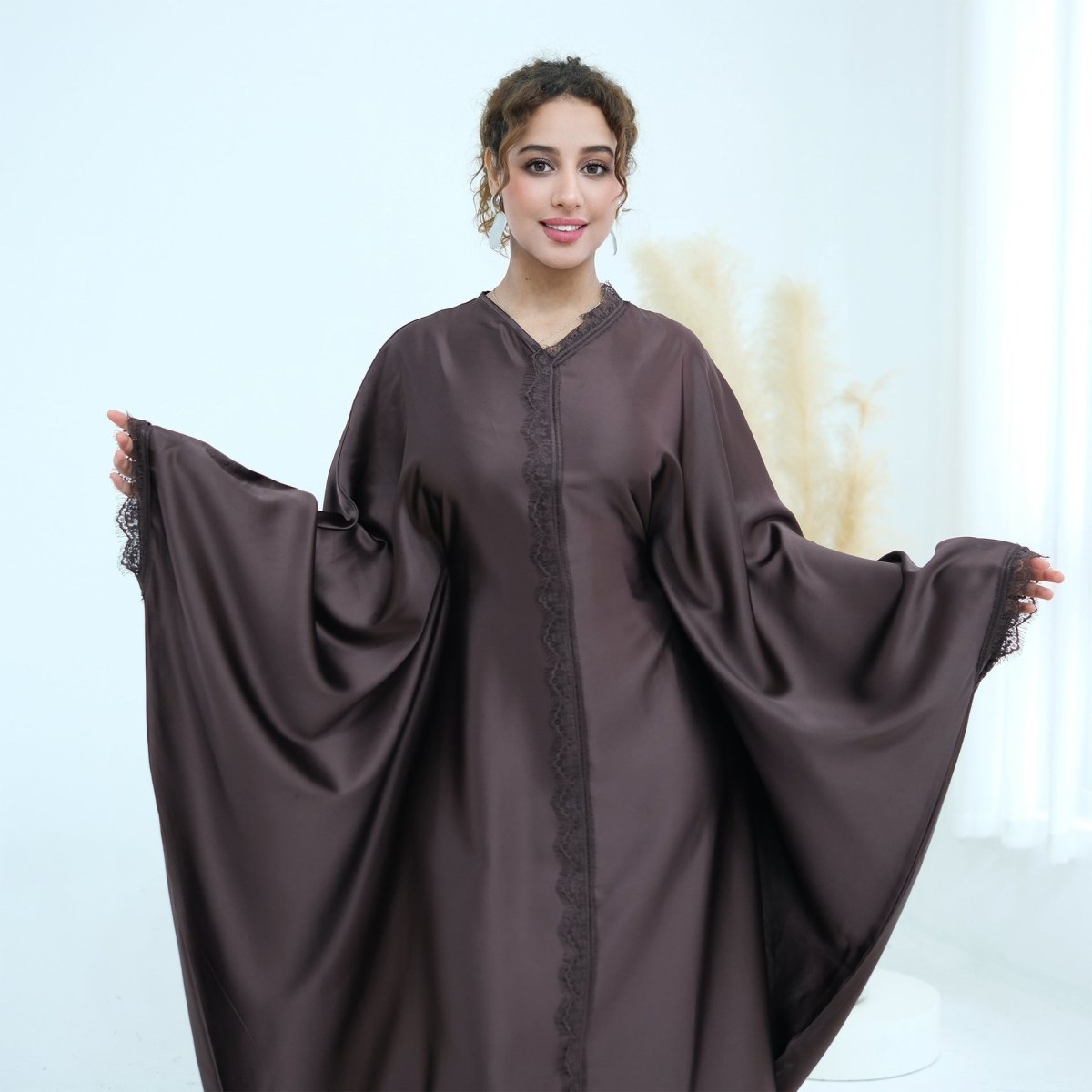 Abaya Papillon à Manches Chauve-Souris (MA442)