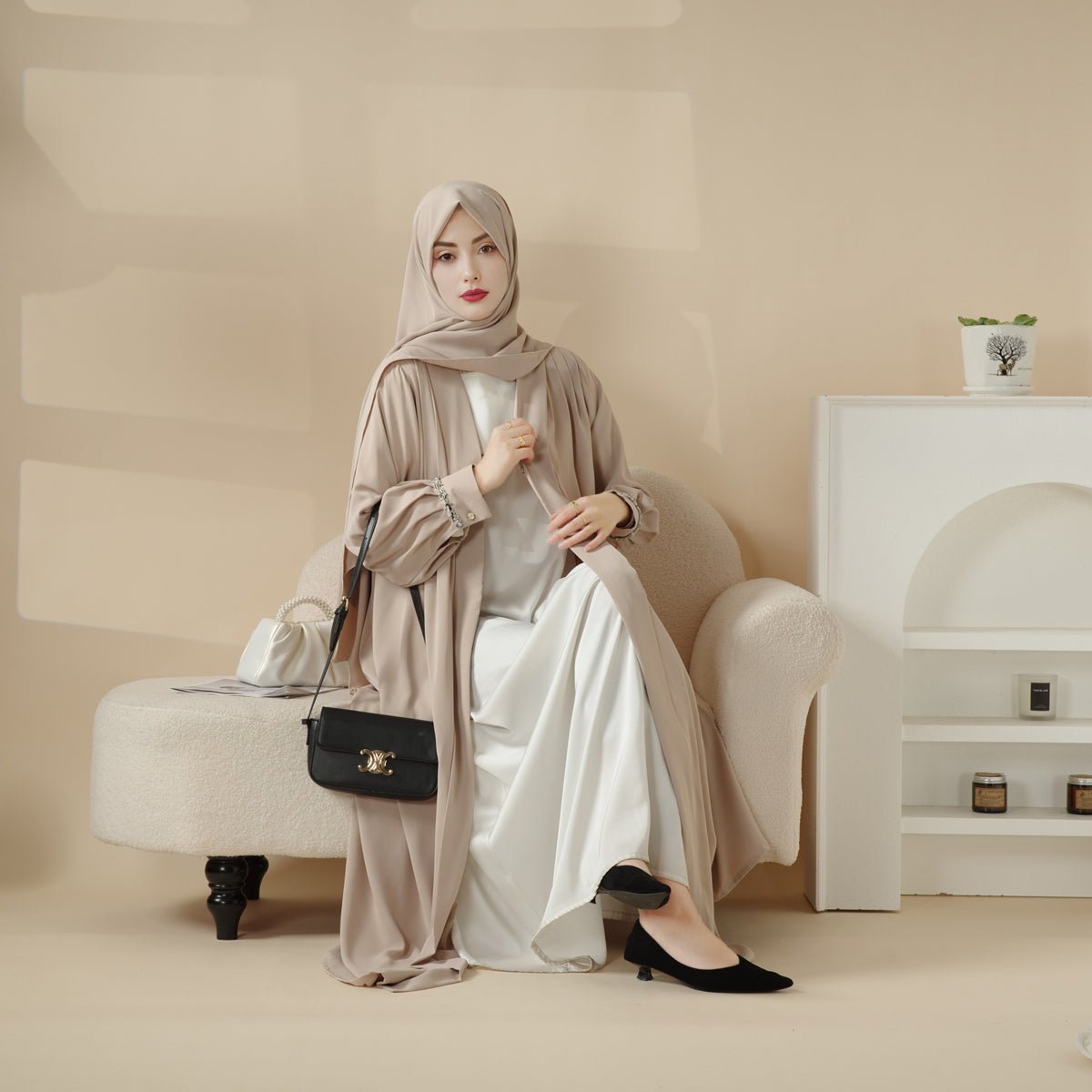 Cardigan Abaya, Abaya style occidental (MOA061)