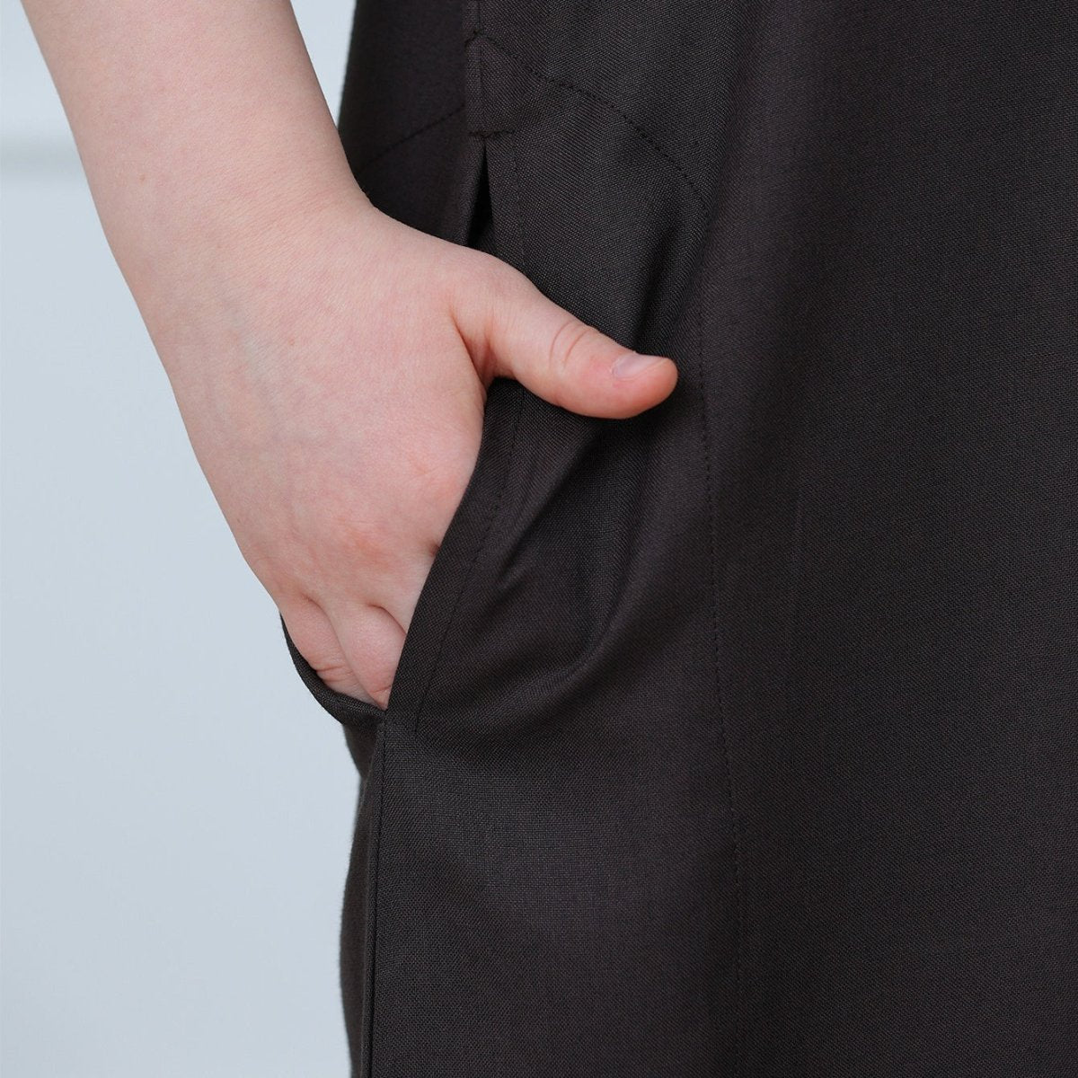 Qamis brodé pour garçon avec poches (MKB023)