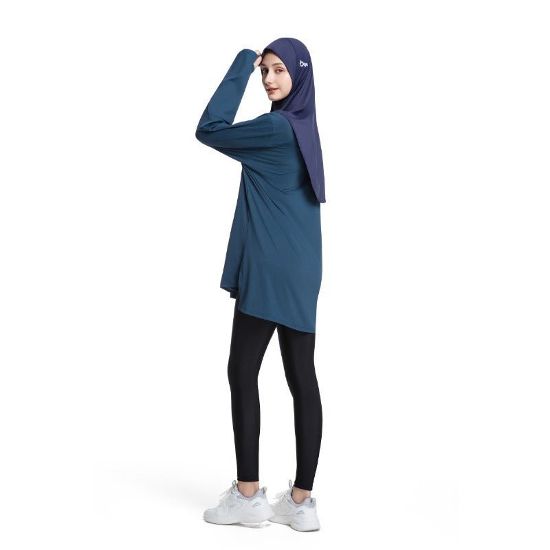Haut de running pour femme séchage rapide demi-zip (MS115)
