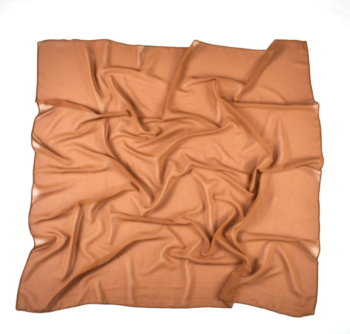 Hijab carré en mousseline perlée (MH028)