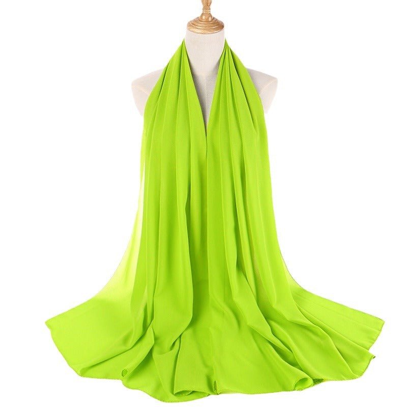 MH089 Hijab Bubble en Mousseline Perlée