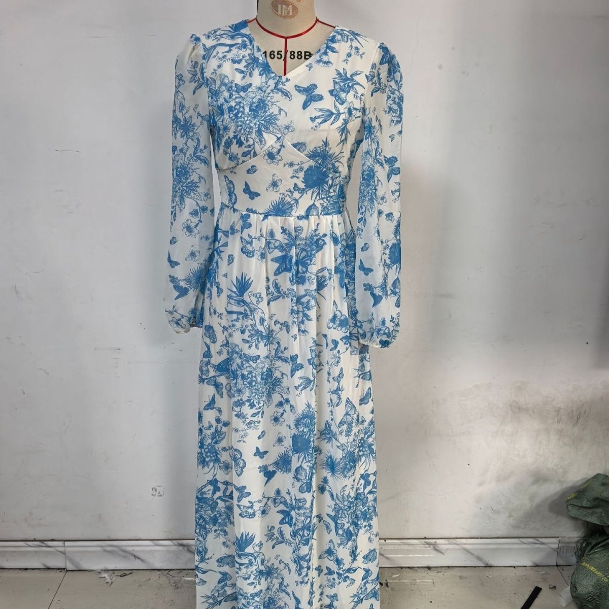 Robe Maxi Imprimé Botanique (MS392)