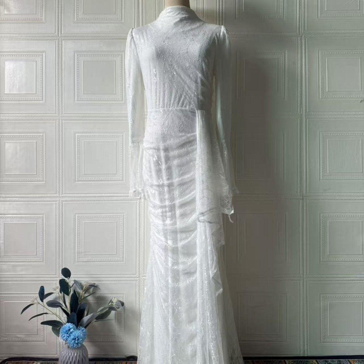 Robe Longue Ornée de Sequins (MS282)