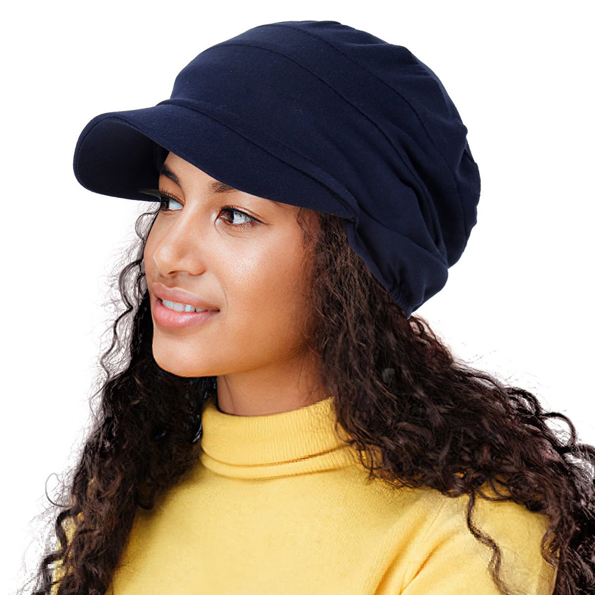 Hijab polyvalent, chapeau à bordure (MH108)