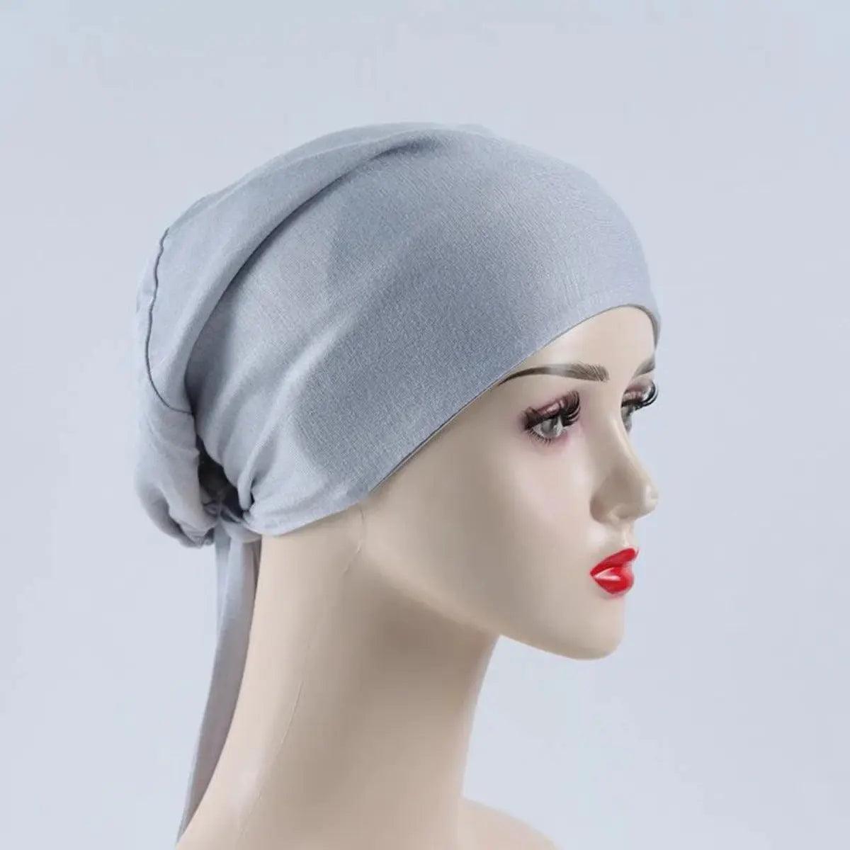 Sous-bonnet doublé en satin double couche (MH010)