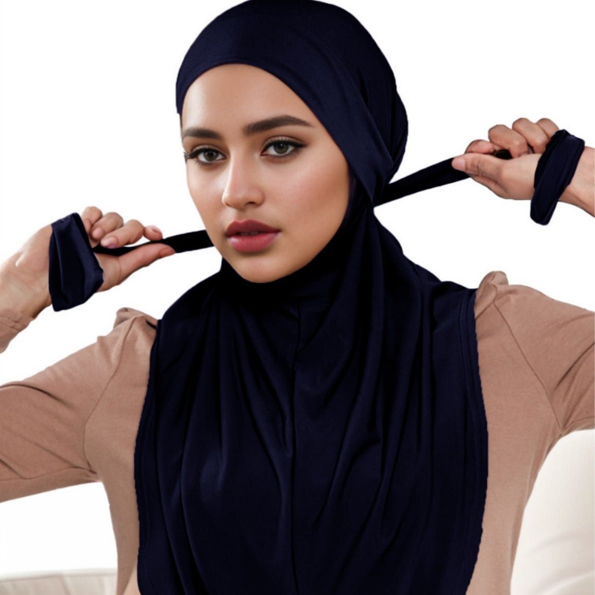 MH081 Hijab Foulard Chapeau Polyvalent