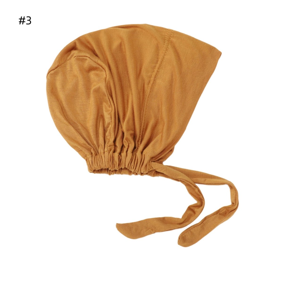 Bonnet Sous-Hijab en Coton Ajustable - Bandeau Respirant Anti-Glisse pour Hijab (MH125)