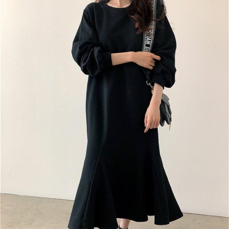 Robe Sirène en Sweat Doublé Polaire (MS193)