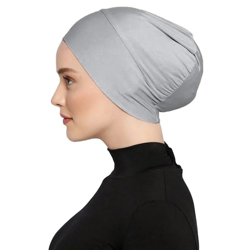 Bonnet sous-hijab en coton mercerisé | Bonnet hijab musulman (MH199)