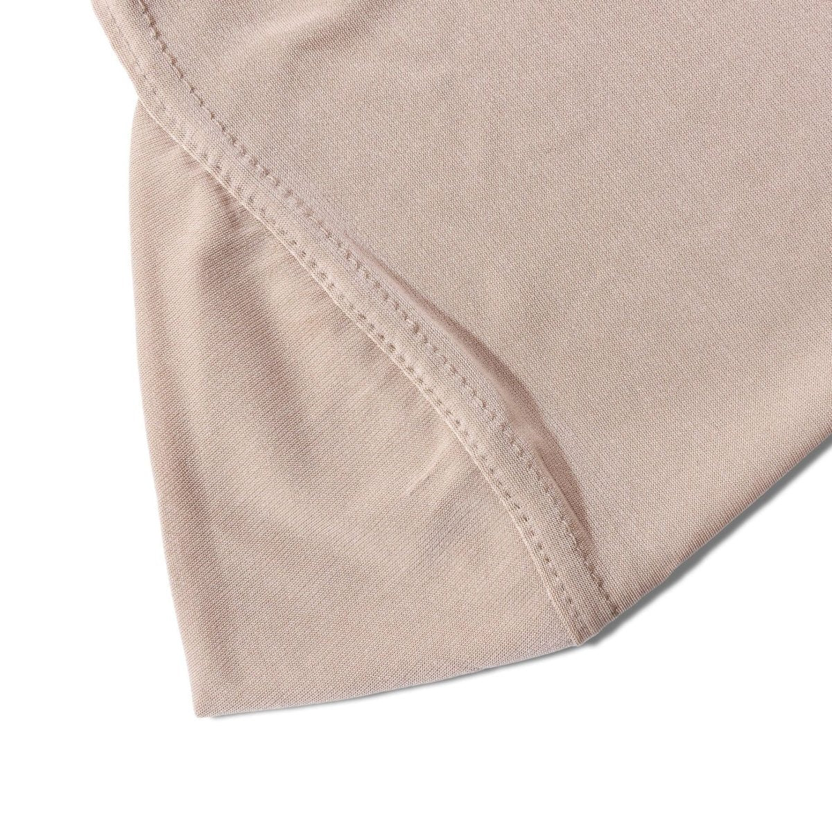 Hijab Khimar en Lin Cristal à Bord Arrondi (MK028)