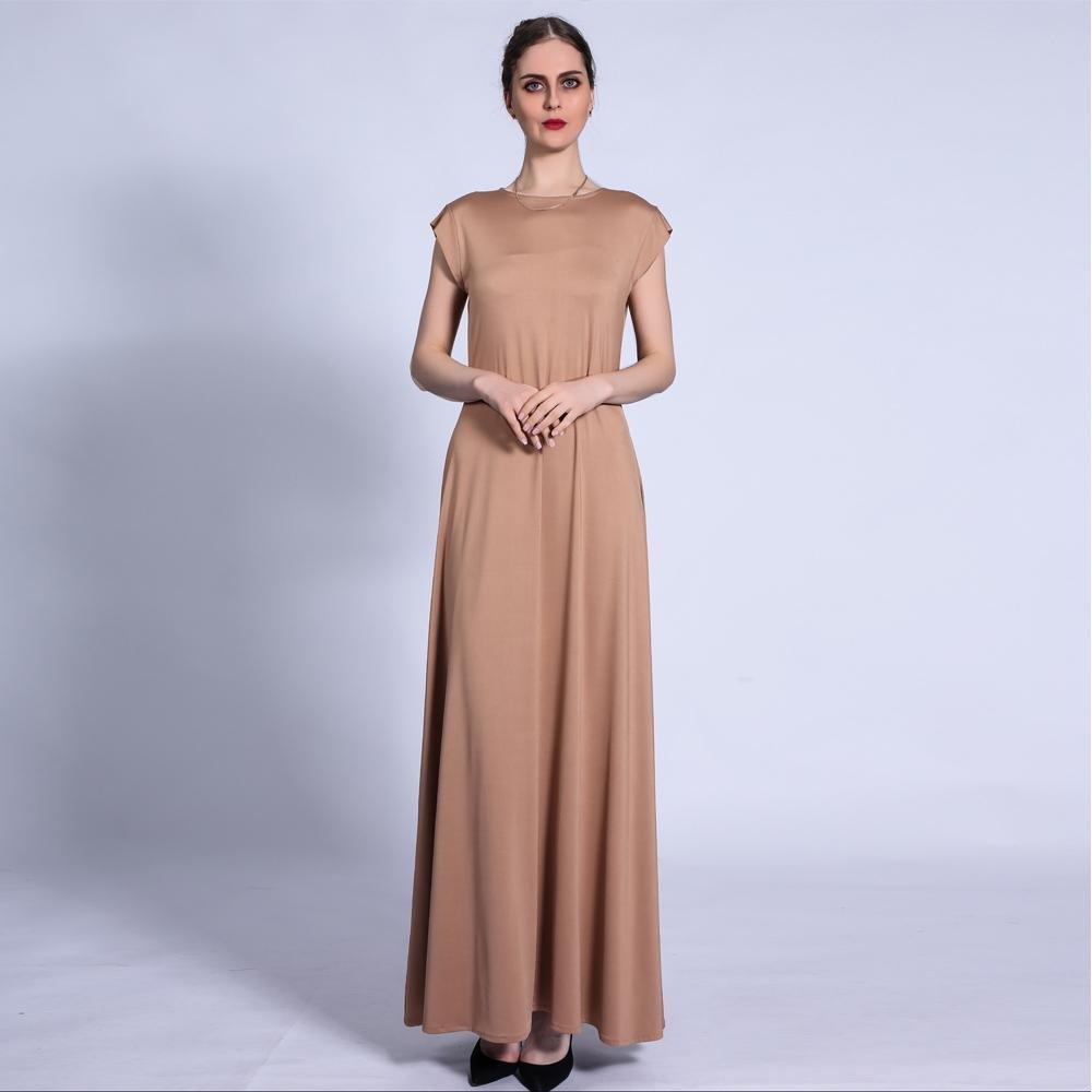 Robe Chemise en Jersey sans Manches (MA023)