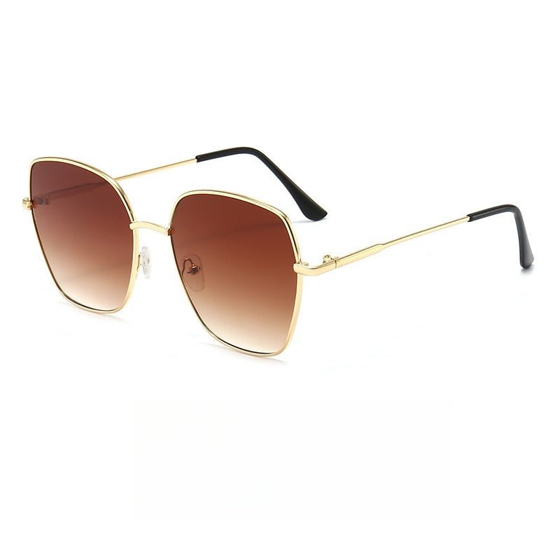 Lunettes de soleil oversize dégradées pour femme – Un accessoire tendance qui affine le visage (MAC263)
