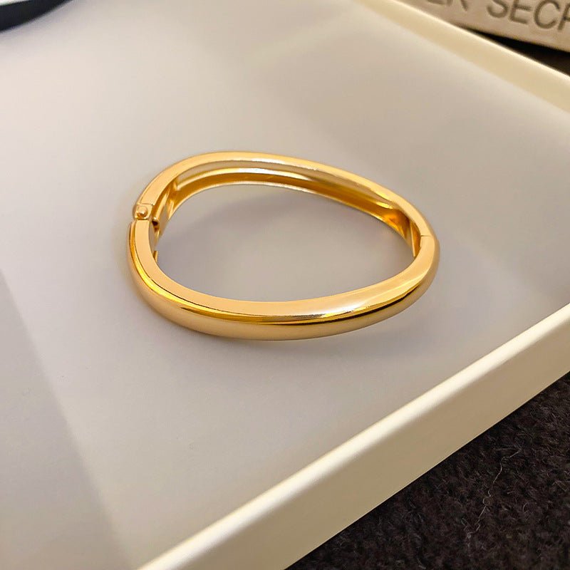 Bracelets Brillants Luxueux et Minimalistes de Haute Qualité - Bracelets Simples au Ton Froid et à l'Allure Sophistiquée (MAC242)