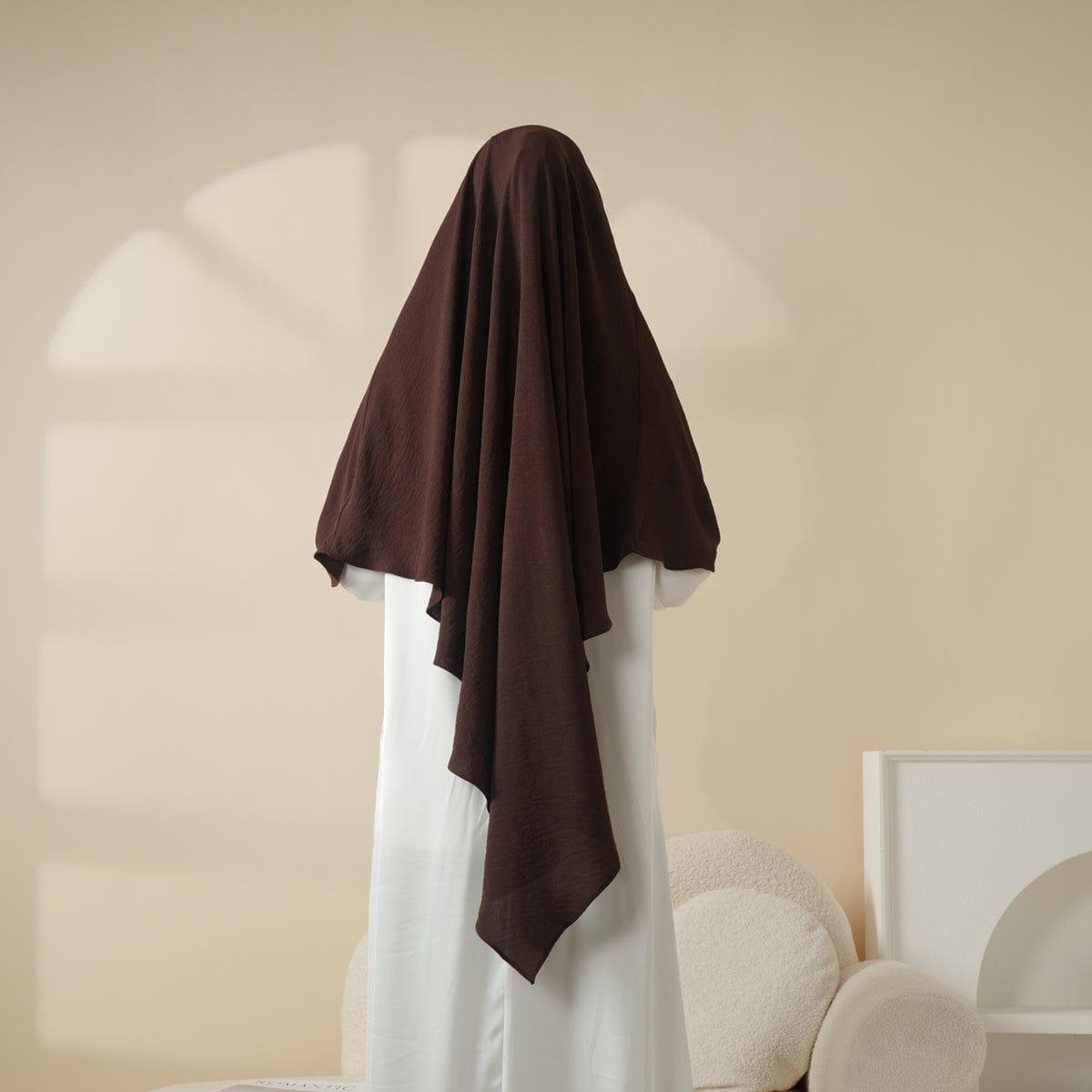 Khimar une couche en crêpe confort (MK014)