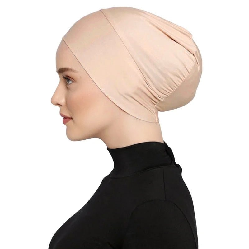 Bonnet sous-hijab en coton mercerisé | Bonnet hijab musulman (MH199)