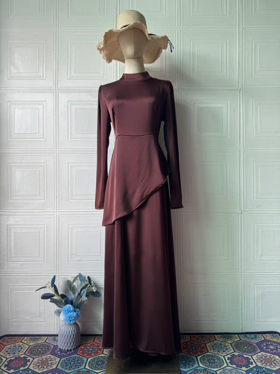 Robe Abaya Maxi Exotique à Manches Longues (MA216)