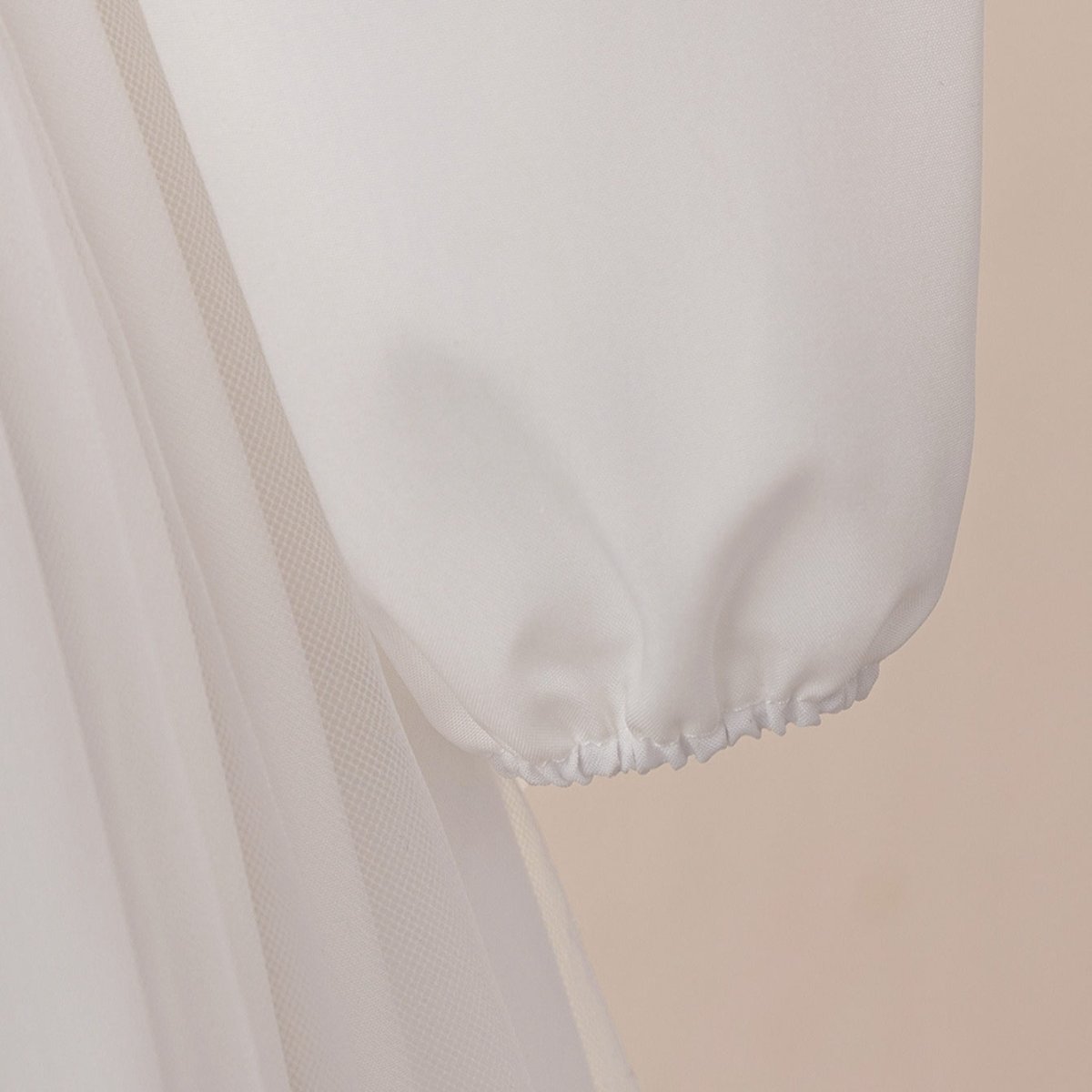 Robe Princesse Brodée pour Fillette avec Surjupe en Tulle (MKG022)