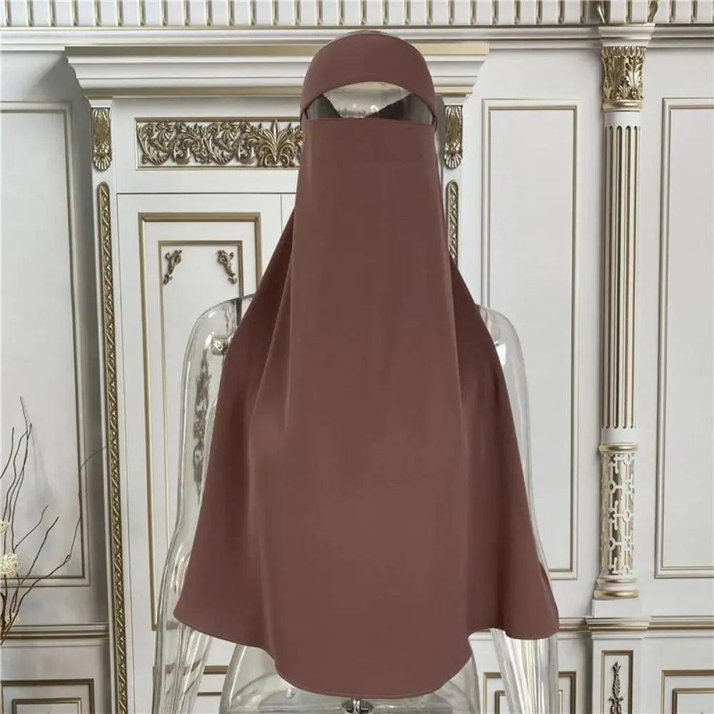 Niqab Nidha Doux - 10 Teintes Disponibles (MH016)