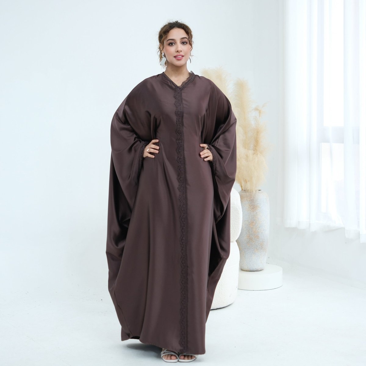 Abaya Papillon à Manches Chauve-Souris (MA442)