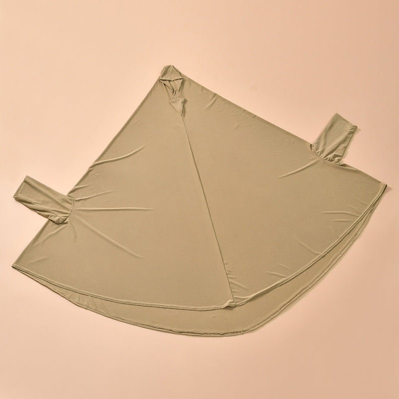 Robe de prière Khimar avec manches (MJ023)